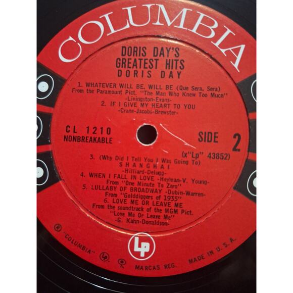 Doris Day – Greatest Hits & Cuttin’ Capers Vinyl LP Lot Columbia Six-Eye Mono - Picture 11 of 11